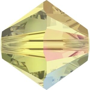 As Low As $2 6mm Jonquil AB Swarovski Crystal Bicone 5328 Beads 8pcs